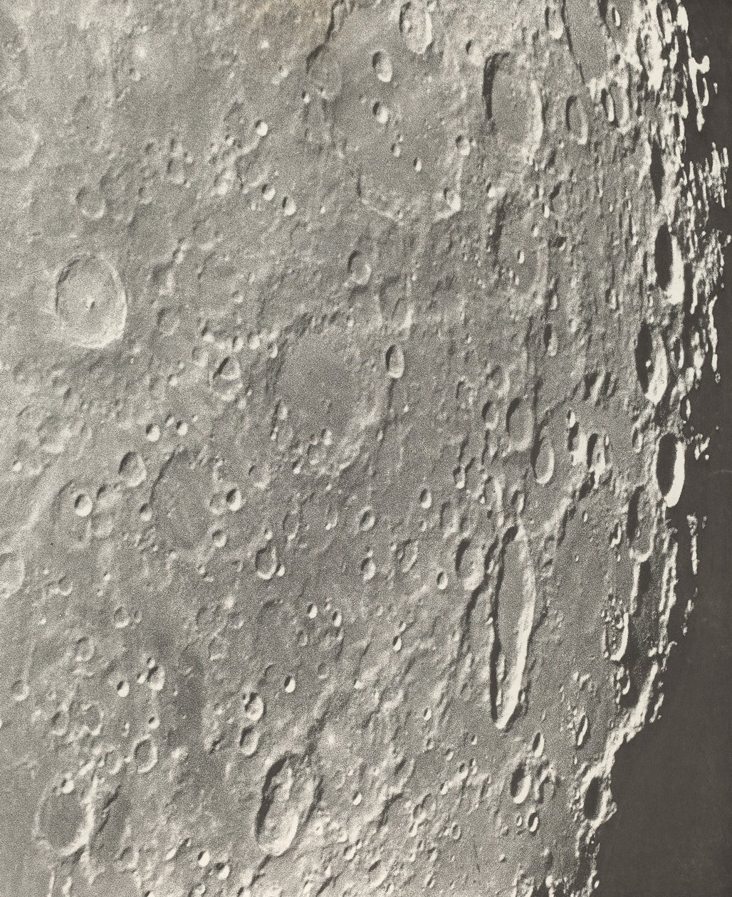 Fotografia Lunar Blancanus - Tycho - Schiller, 1899 de Maurice Loewy