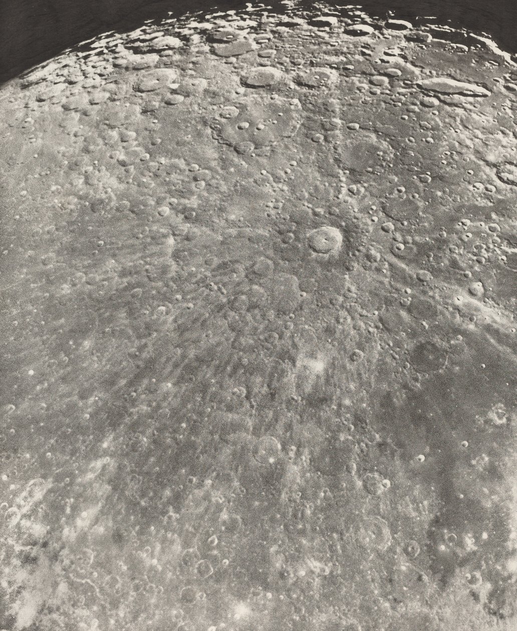 Fotografia da Radiação Lunar de Tycho - Fase Ascendente, 1899 de Maurice Loewy