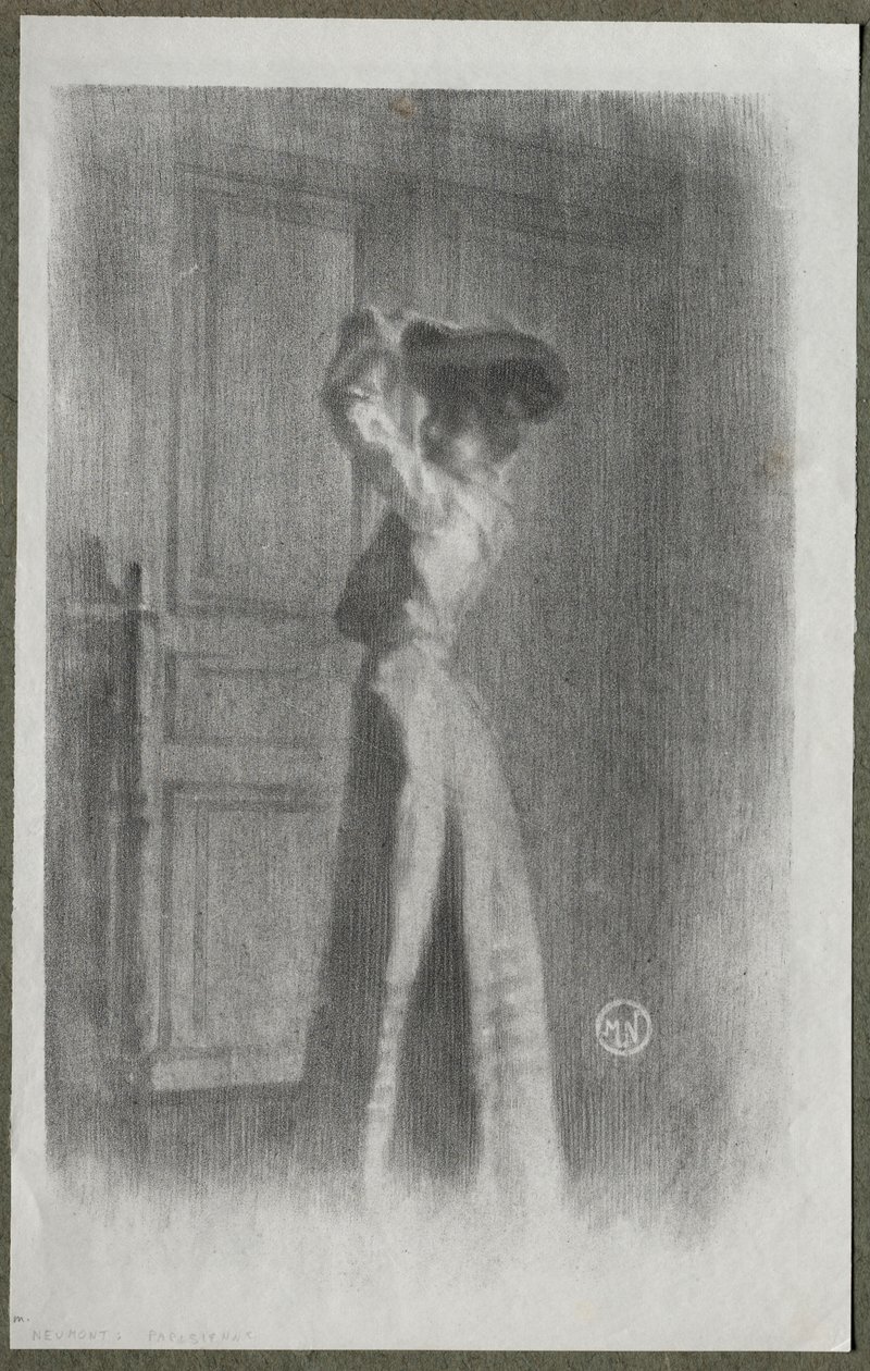 Mulher na moda de Maurice Louis Henri Newmont