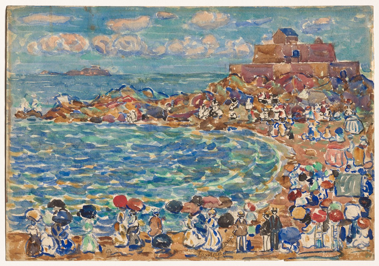 Praia, Saint-Malo de Maurice Prendergast