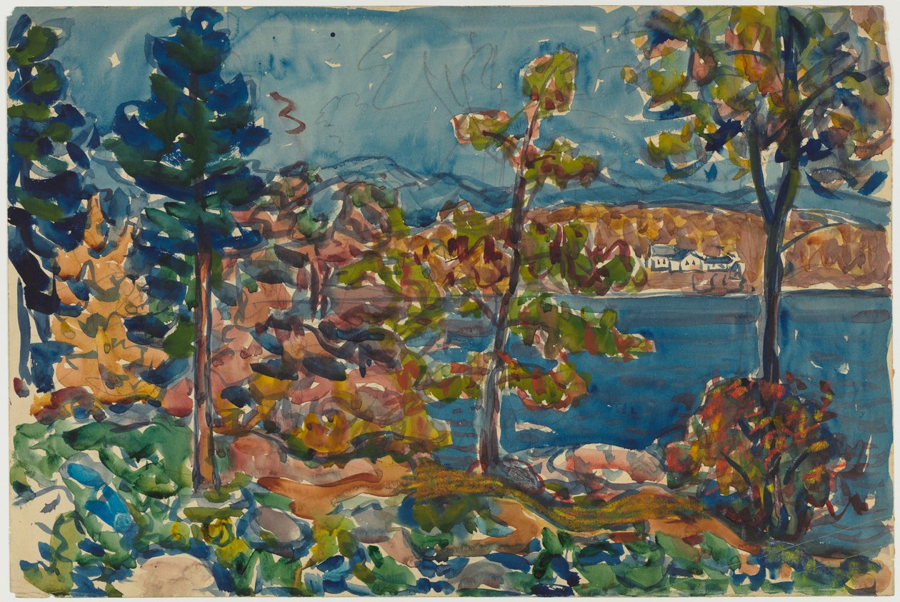 À beira-mar de Maurice Prendergast