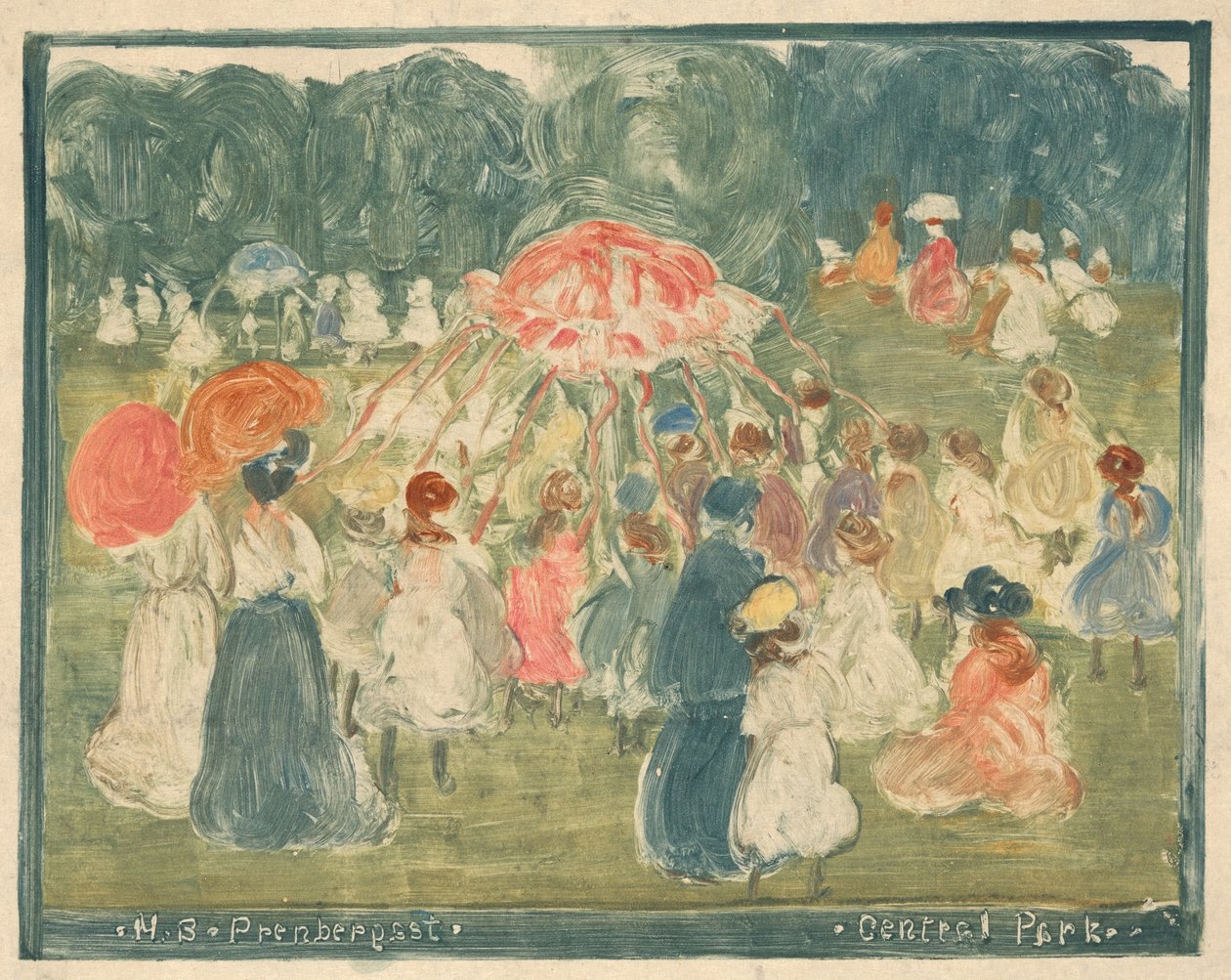 Parque Central de Maurice Brazil Prendergast