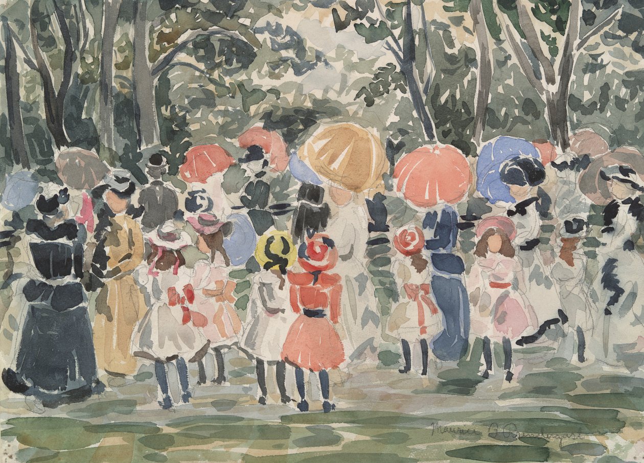 No Parque de Maurice Brazil Prendergast