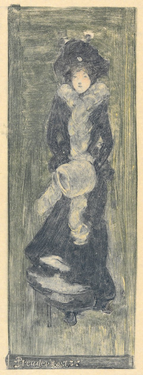 Lady Su Hui e seu quebra-cabeça de versos de Maurice Brazil Prendergast