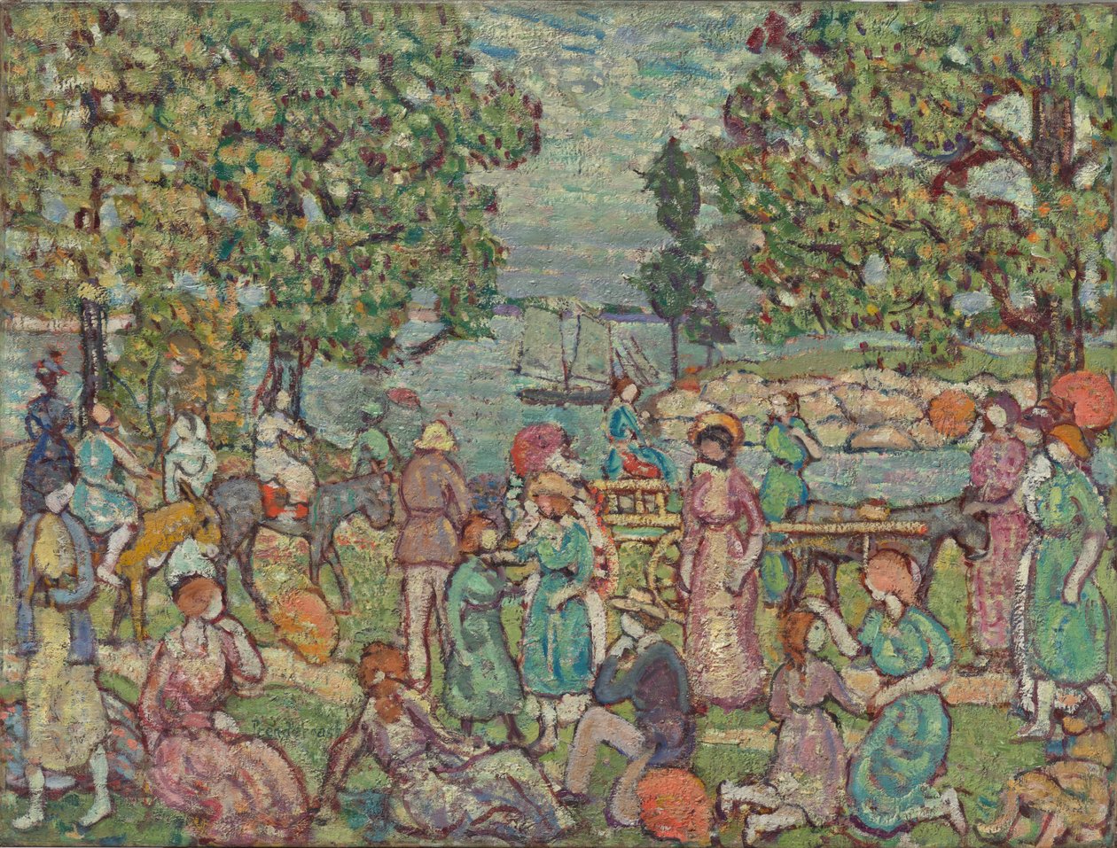 Na praia, n.º 3 de Maurice Prendergast