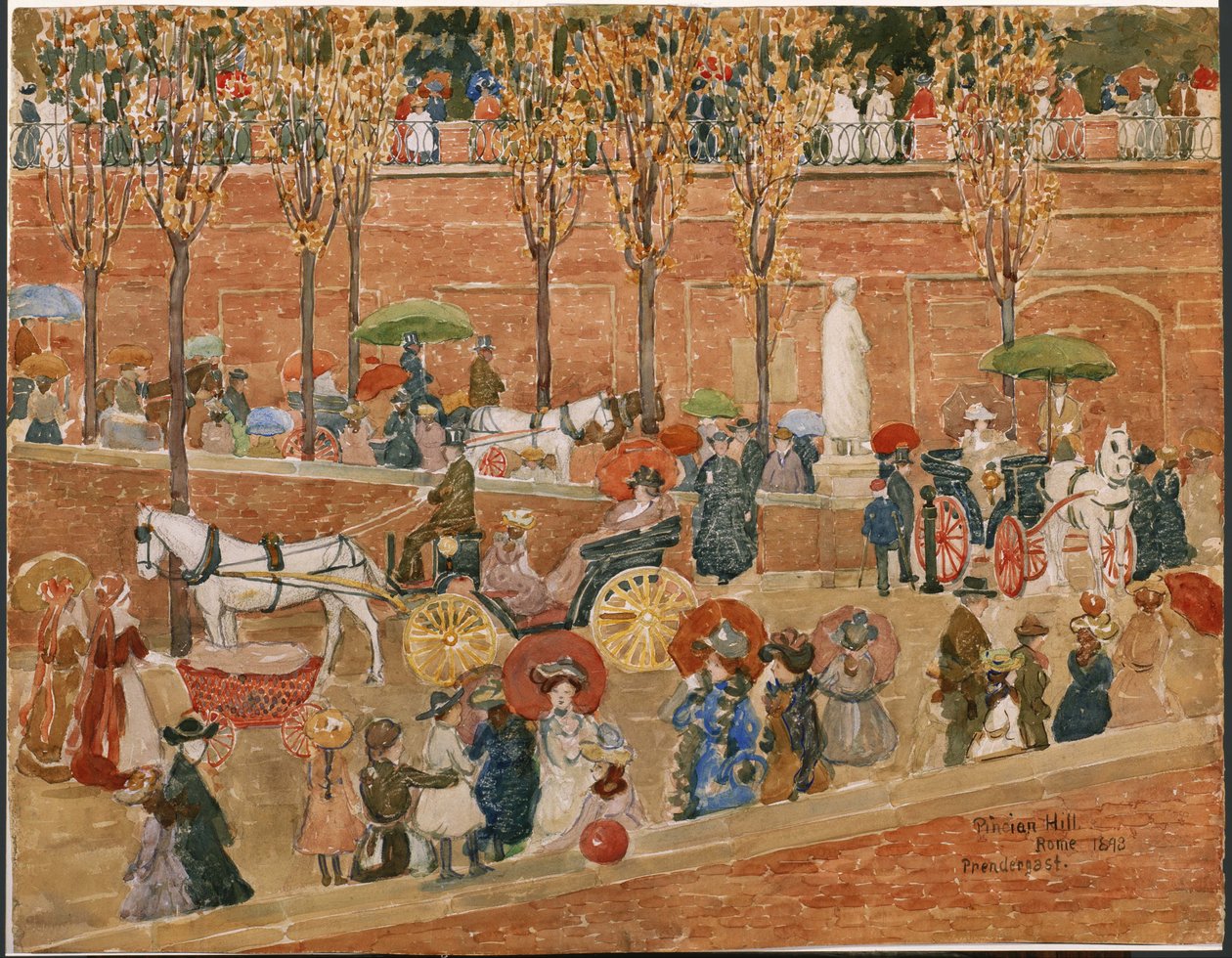Monte Píncio, Roma de Maurice Prendergast