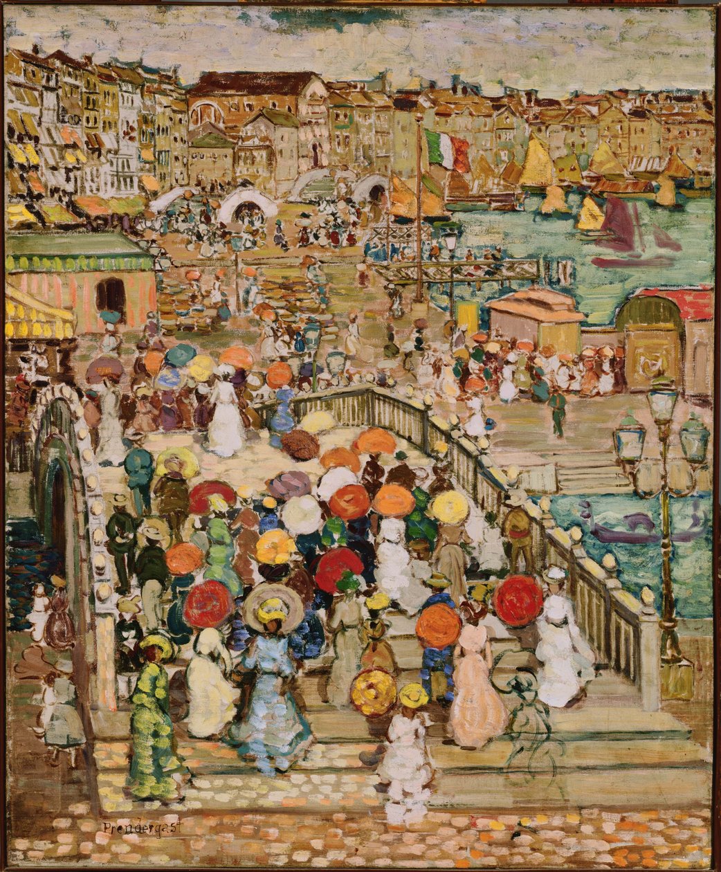 Ponte della Paglia de Maurice Prendergast