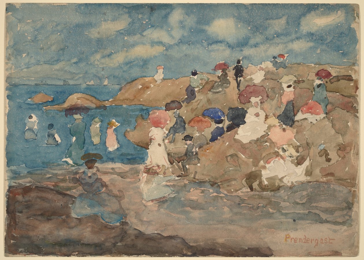 Revere Beach de Maurice Prendergast
