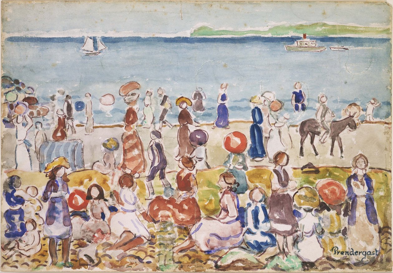 Praia de Revere n.º 2 de Maurice Prendergast