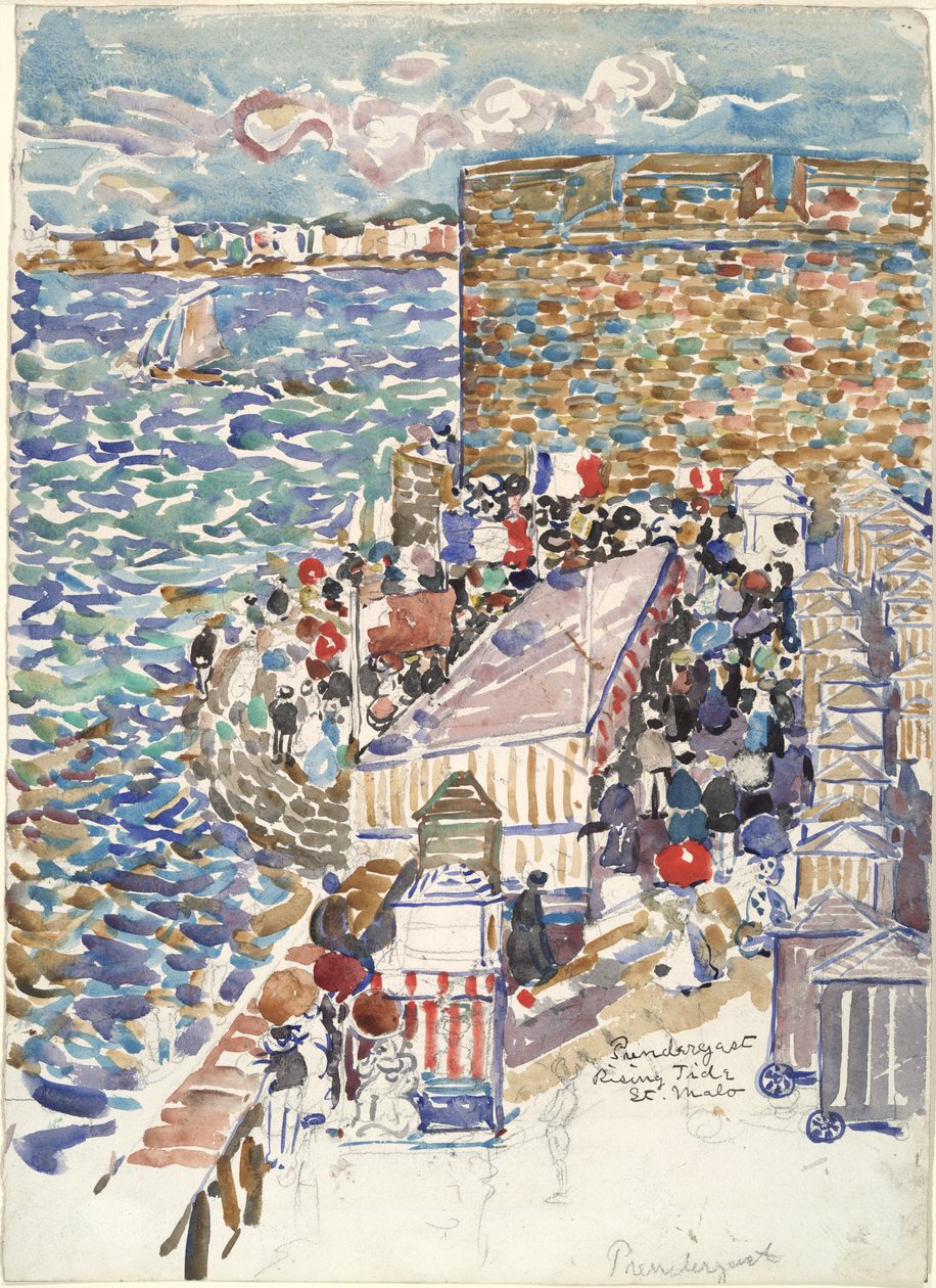 Maré Crescente, St. Malo de Maurice Brazil Prendergast