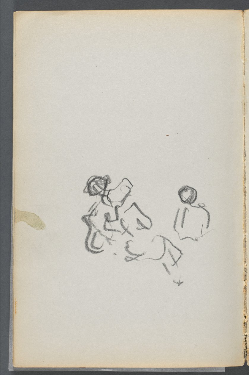 Sketchbook, The Dells, N° 127, página 054: Figuras de Maurice Prendergast