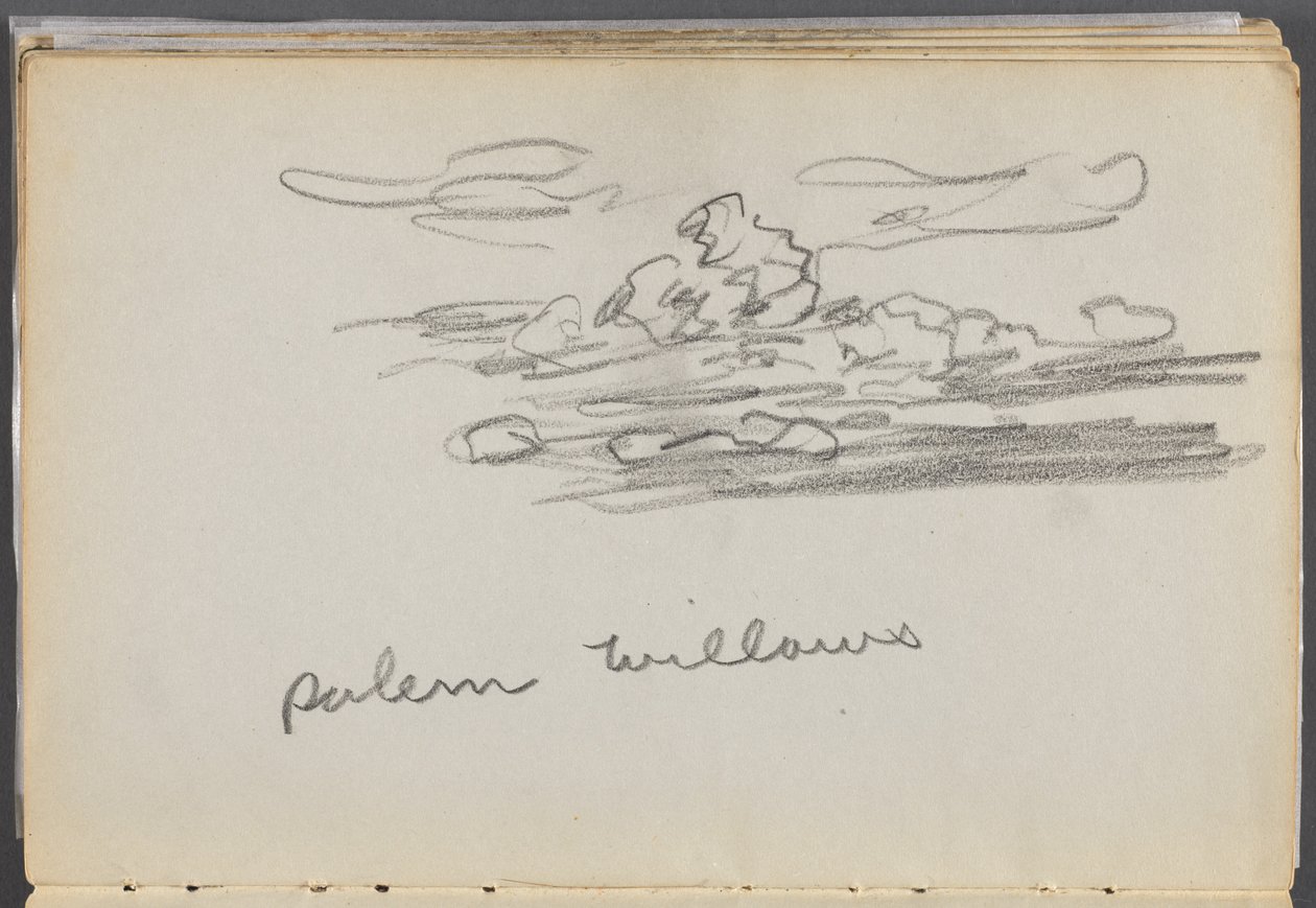 Sketchbook, The Dells, N° 127, página 184: "Salem Willows" de Maurice Prendergast