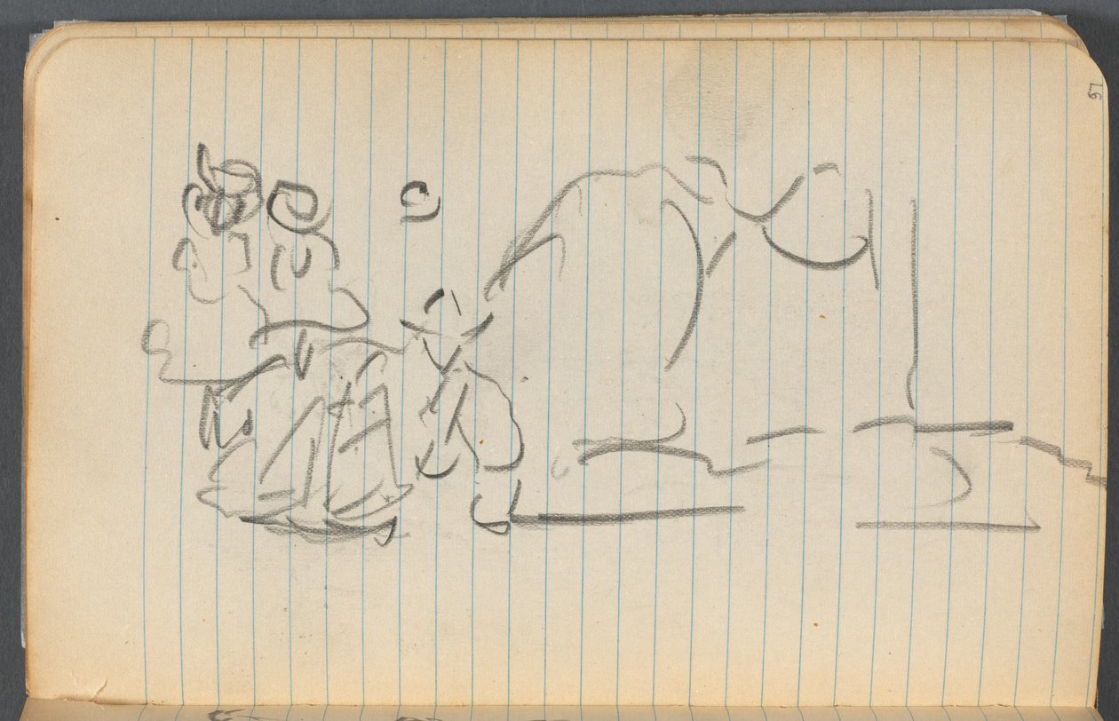 Sketchbook, página 097: Figuras de Maurice Prendergast