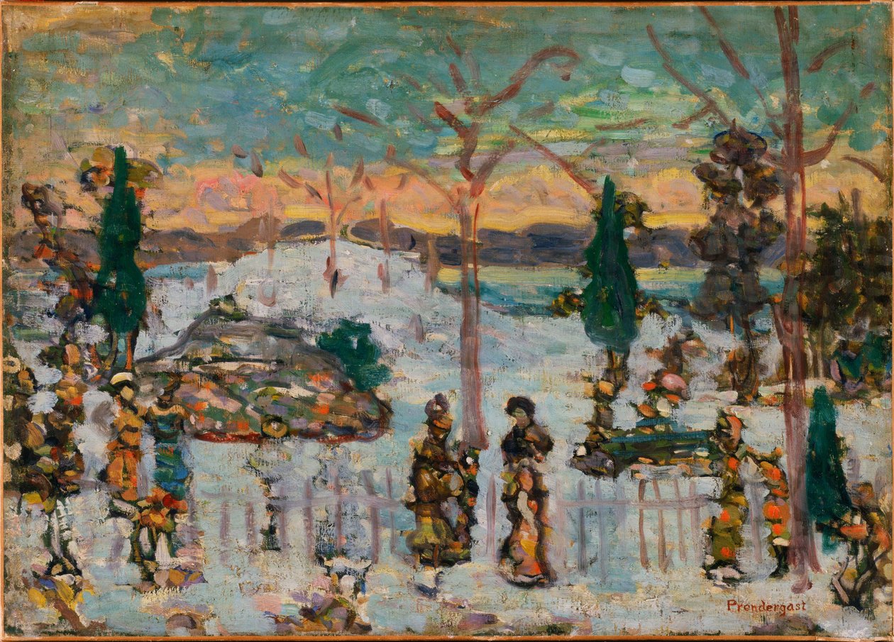 Neve em abril de Maurice Prendergast