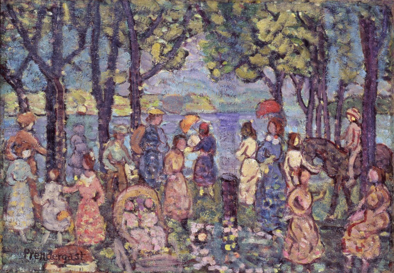 verão, Nova Inglaterra de Maurice Prendergast