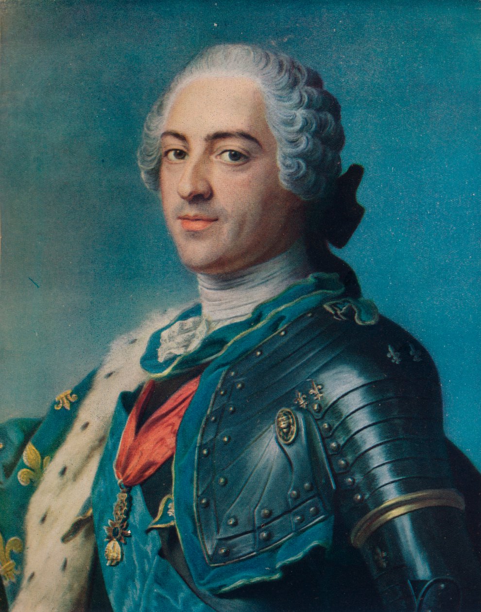 Luís XV, 1748 de Maurice Quentin de La Tour