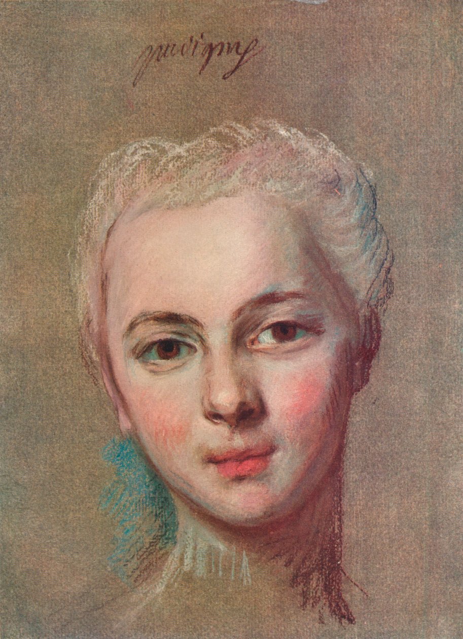 Mademoiselle Puvigny, c1749 de Maurice Quentin de La Tour