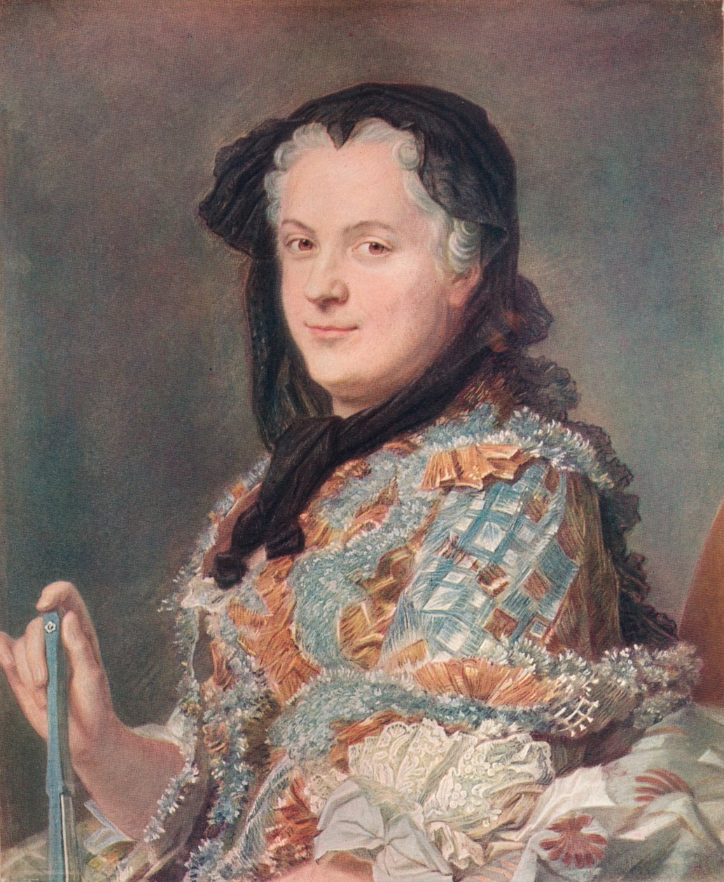 Marie Leczinska, c1748. de Maurice Quentin de La Tour