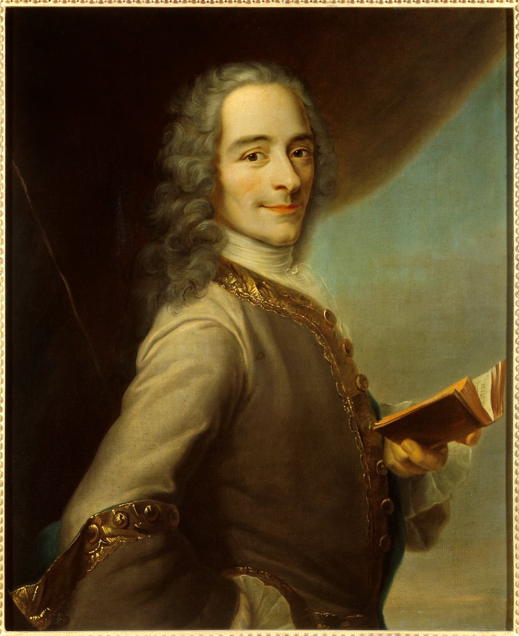 Retrato de François Marie Arouet de Voltaire de Maurice Quentin de La Tour