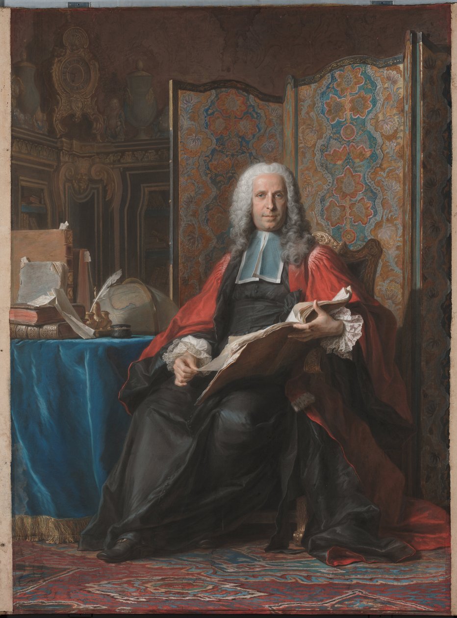 Retrato de Gabriel Bernard de Rieux de Maurice Quentin de La Tour