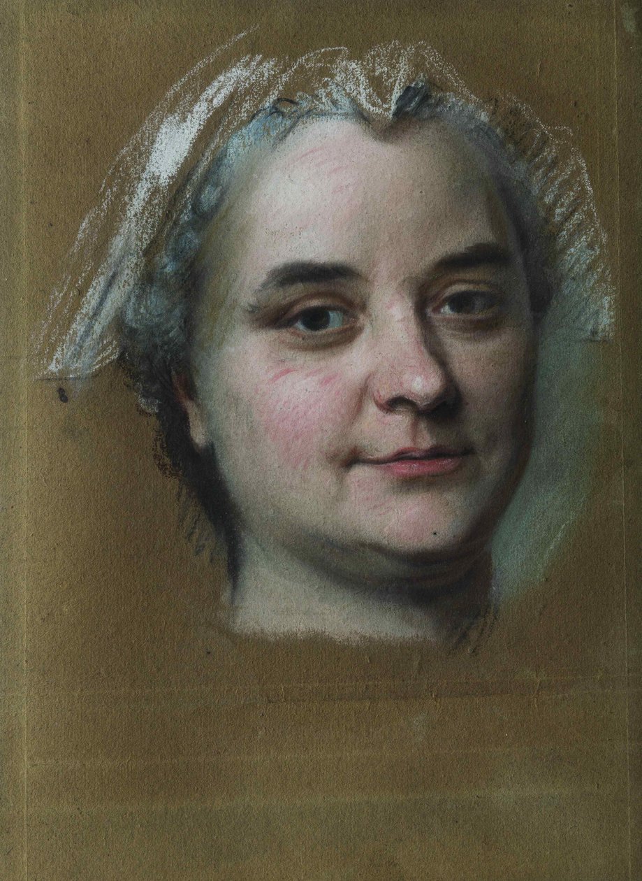 Retrato de Madame Pèlerin. de Maurice Quentin de La Tour