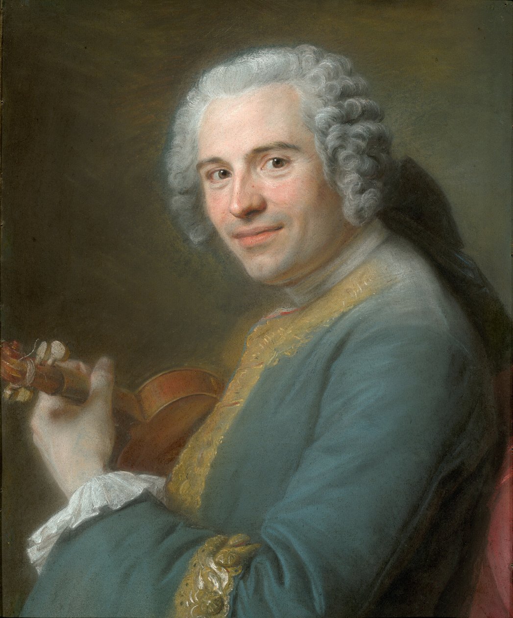 Retrato de Jean-Joseph Cassanéa de Mondonville de Maurice Quentin de Latour