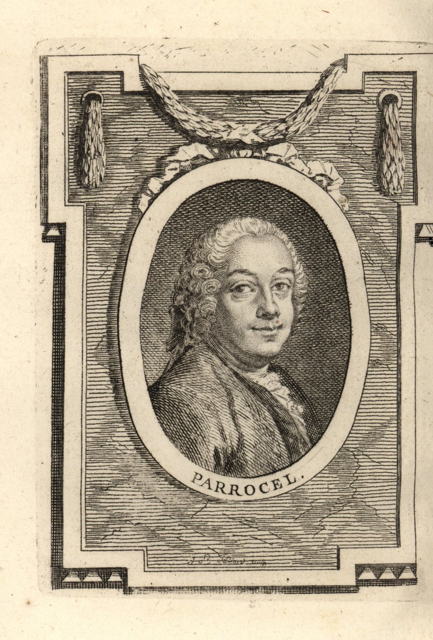 Charles Parrocel, pintor francês. de Maurice Quentin de la (after) Tour