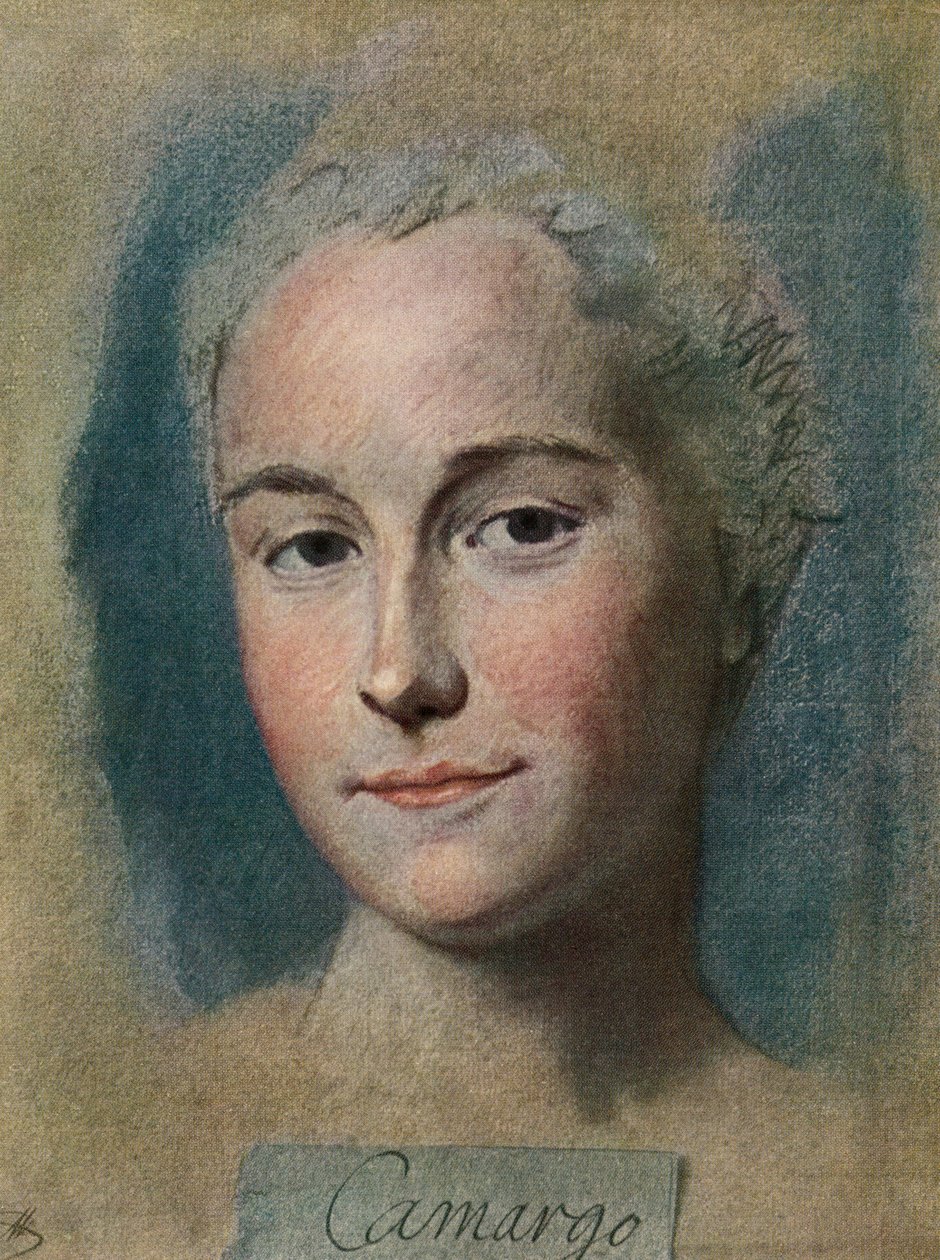 Marie Anne de Cupis de Camargo, de La Tour, pub.1920 de Maurice Quentin de la (after) Tour