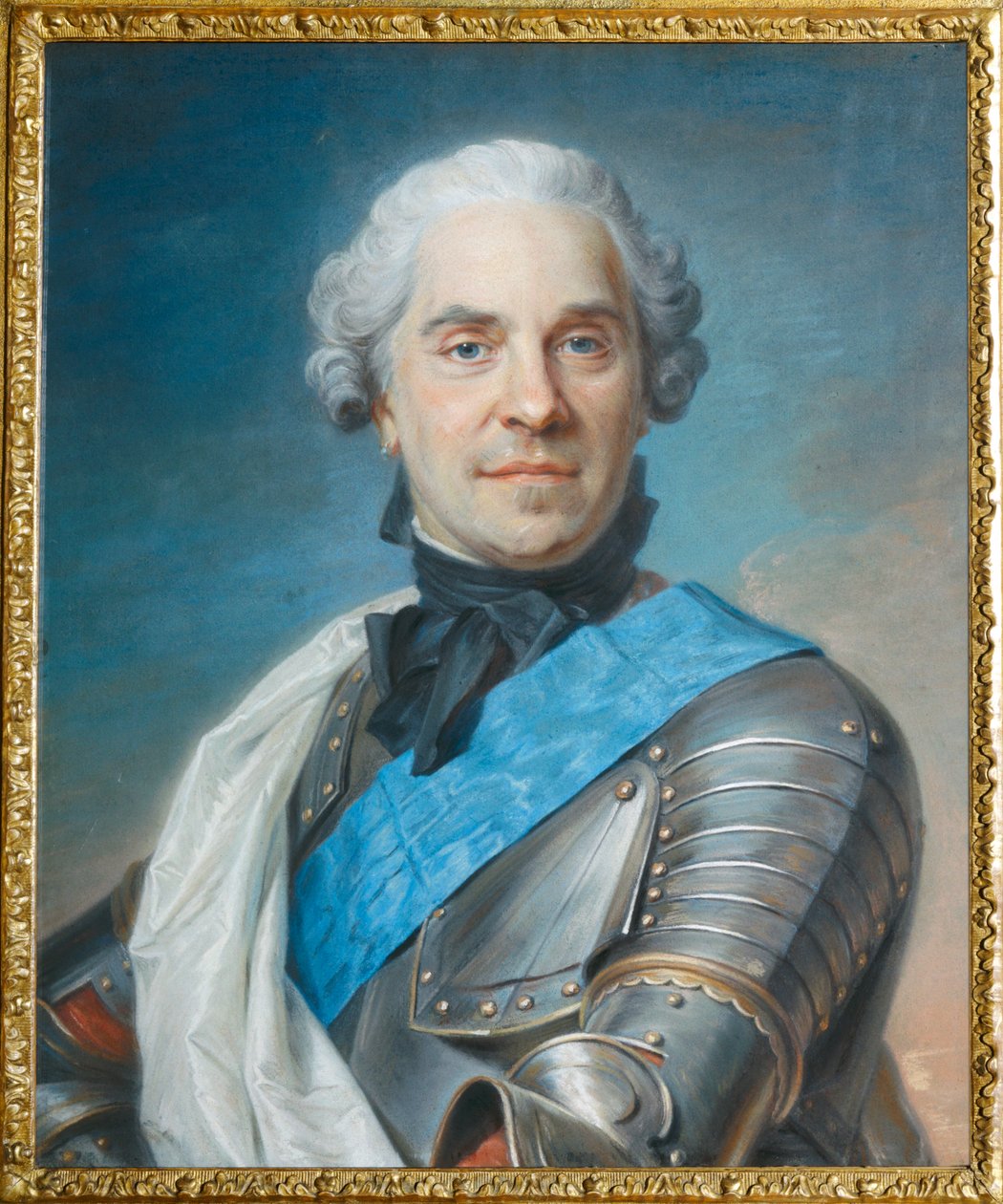 Marechal Maurício da Saxónia - Moritz, Conde da Saxónia, Marechal de França ... de Maurice Quentin de La Tour