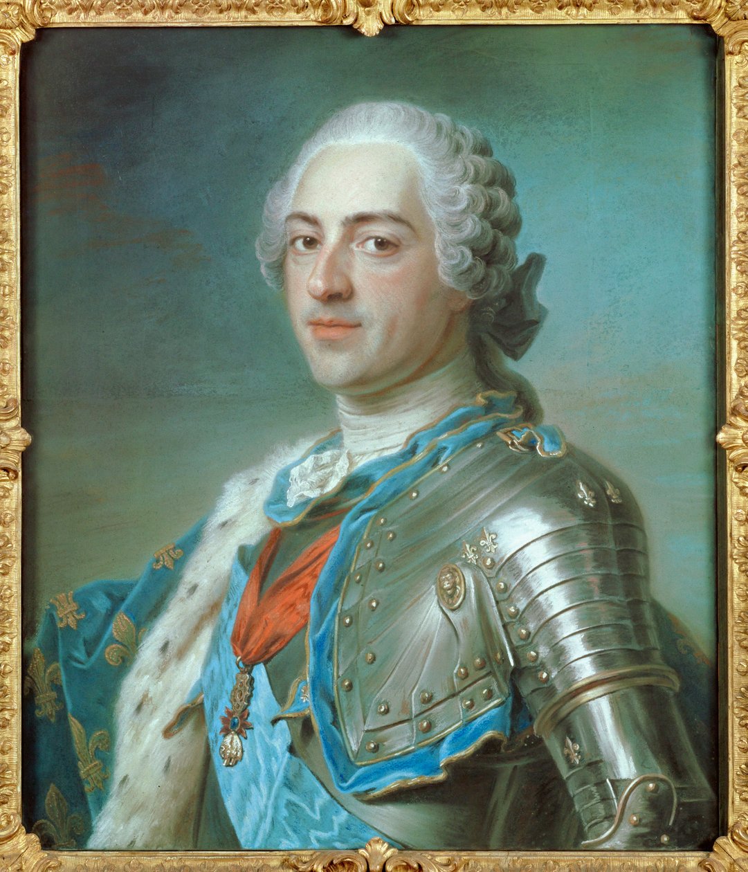 Luís XV ... de Maurice Quentin de La Tour