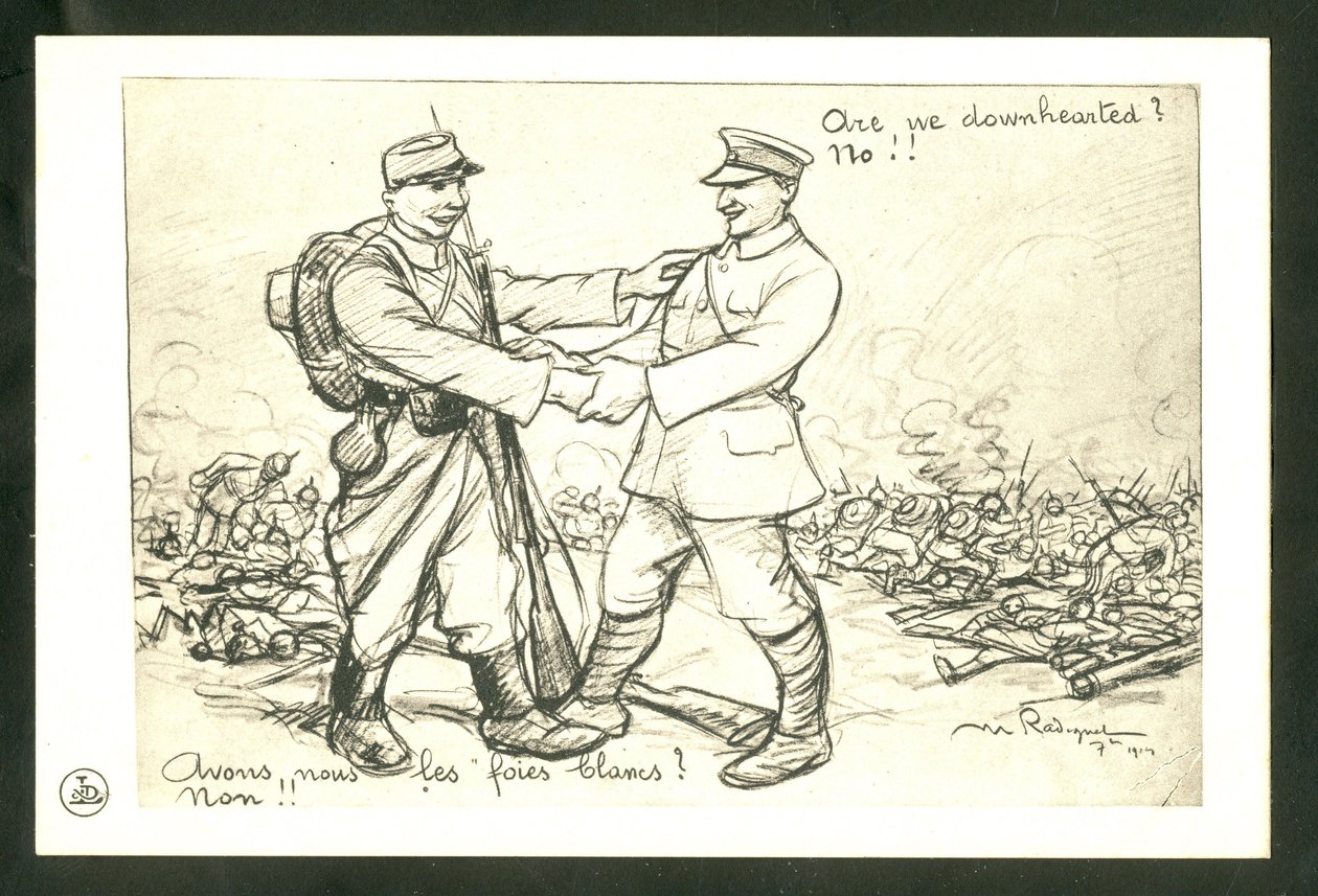 Cartão Postal, Satirical em P&B de Maurice Radiguet