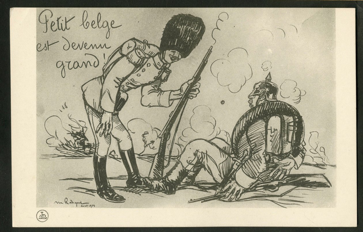 Cartão Postal, Satirical em P&B de Maurice Radiguet