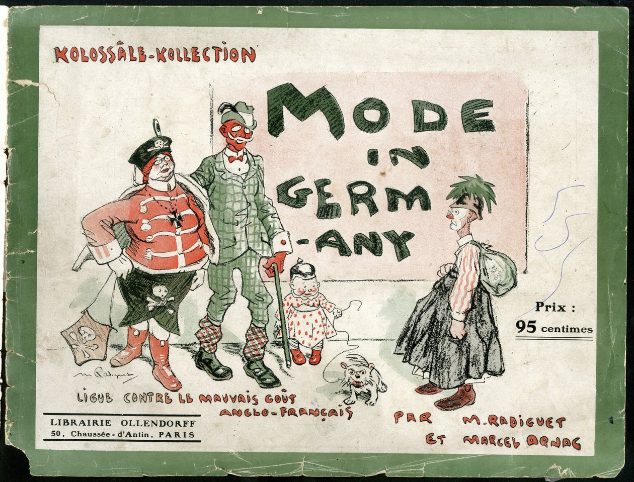in Mode in Germany, ca. 1915 - Guerra de 14 -18, Alemanha Prússia, Moda, Feitiçaria de Maurice Radiguet