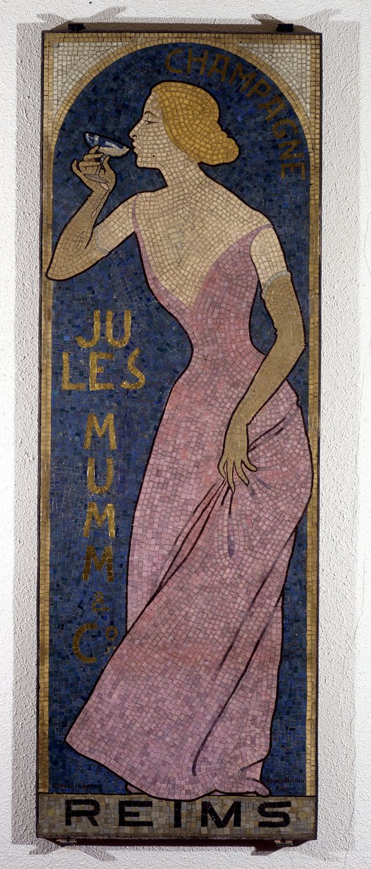 Cartaz publicitário para champanhe Mumm, de Realier-Dumas de Maurice Realier Dumas