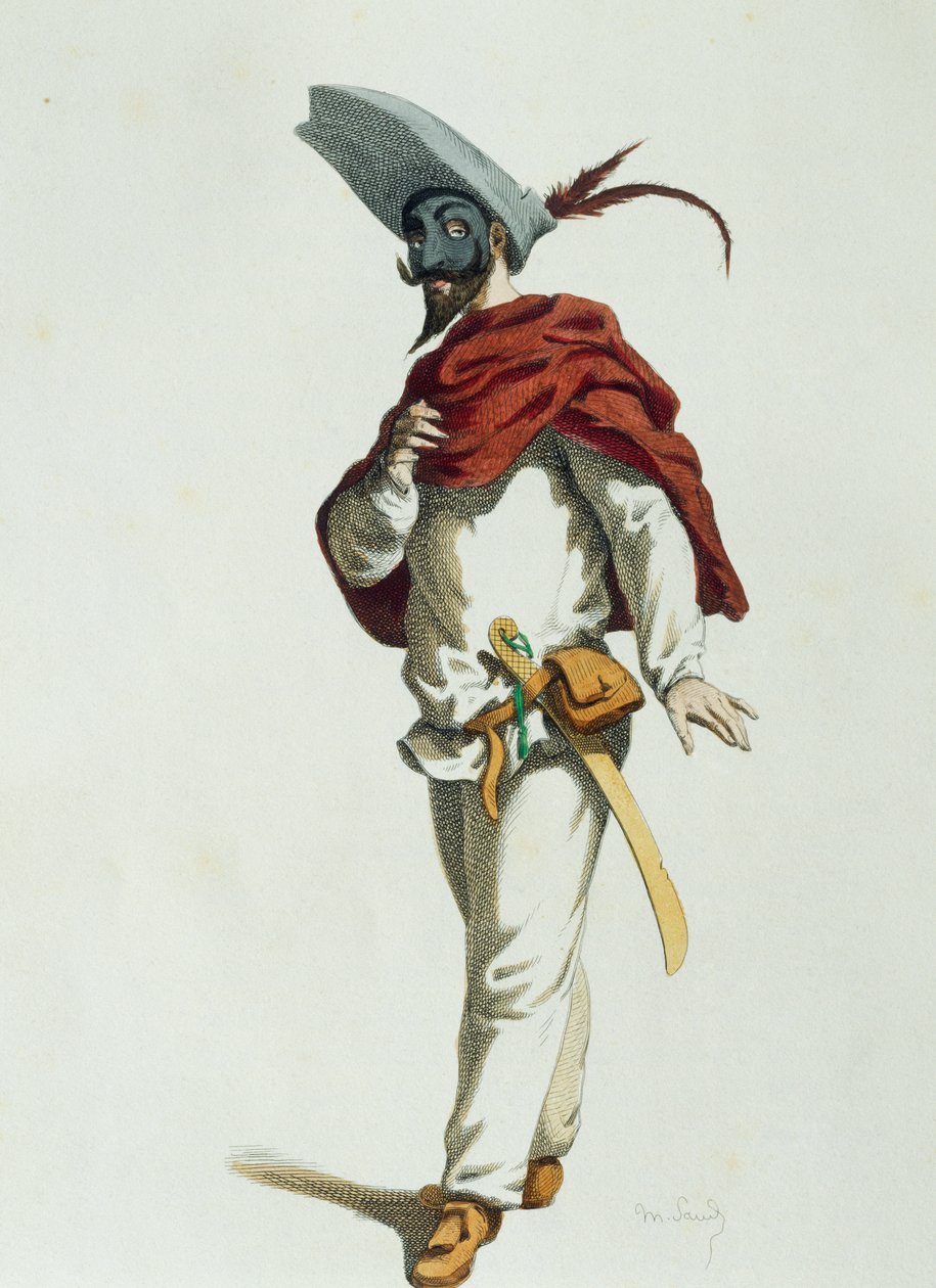 Fritellino em 1580, por Maurice Sand (1823-1889) de Maurice Sand