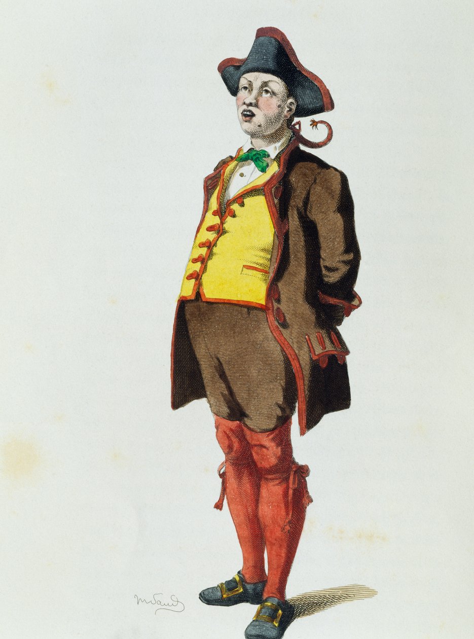Gianduja em 1858, por Maurice Sand (1823-1889) de Maurice Sand