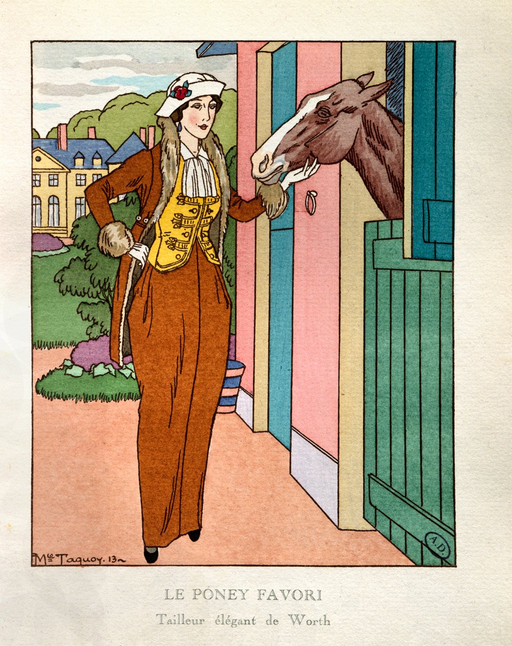O pónei preferido. A moda parisiense: Alfaiate elegante de Charles Frederic Worth (1825-1895) de Maurice Taquoy