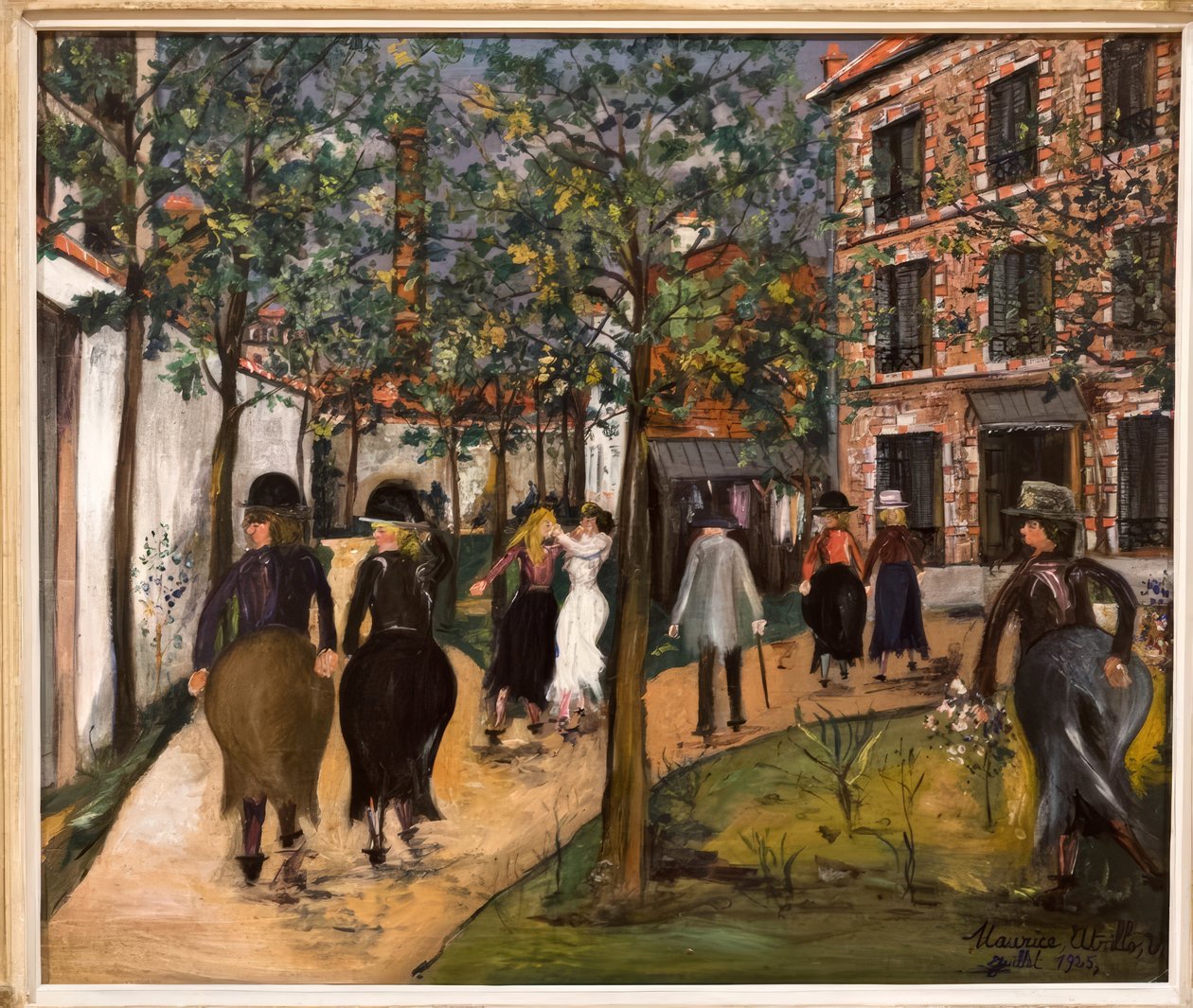 Belgrado / Museu Nacional da Sérvia / O asilo, de Maurice Utrillo de Maurice Utrillo