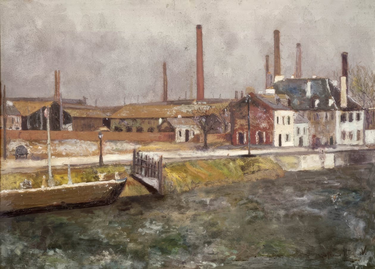 O Canal Saint-Denis de Maurice Utrillo