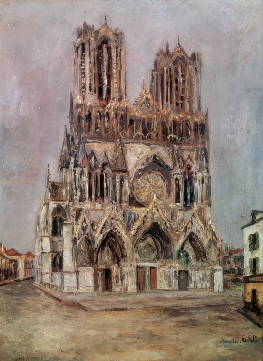 A Catedral de Reims de Maurice Utrillo