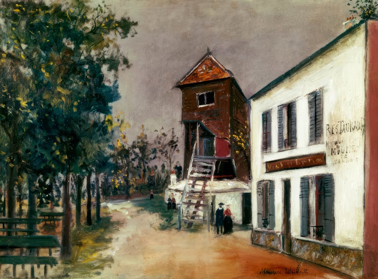 O moinho de Sannois de Maurice Utrillo