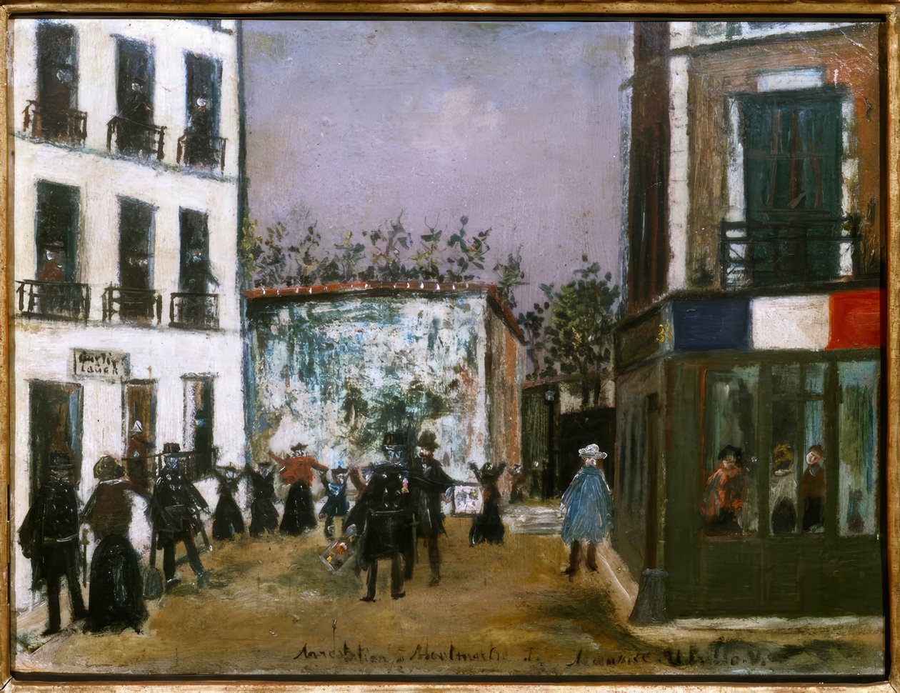 Detenção em Montmartre de Maurice Utrillo
