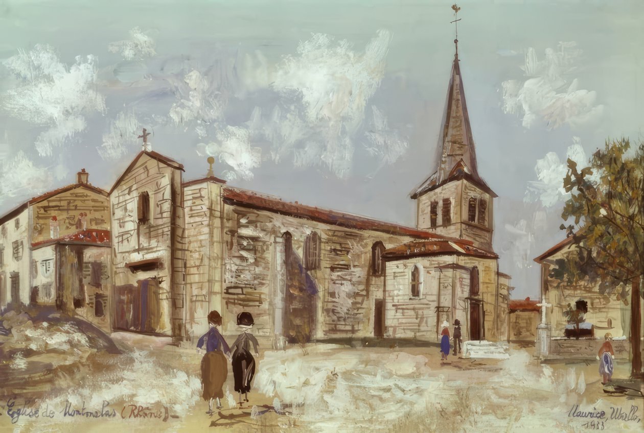 Igreja de Montmelas de Maurice Utrillo