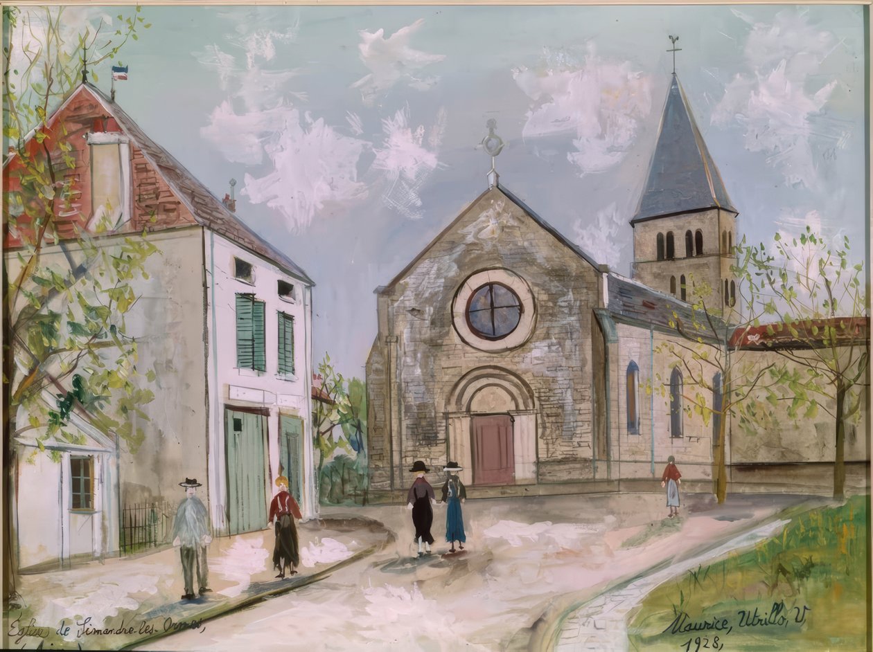 Igreja de Simandre de Maurice Utrillo
