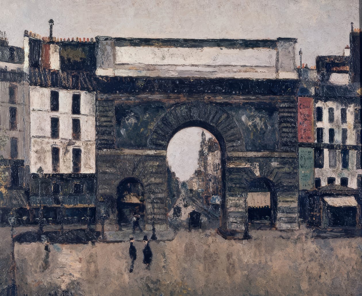 A PORTA DE S MARTIN de Maurice Utrillo
