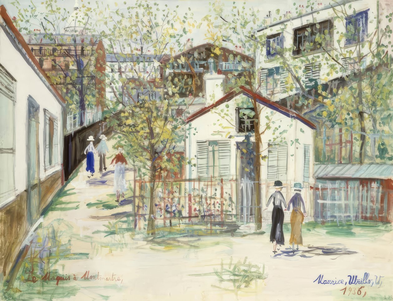 O Maquis em Montmartre de Maurice Utrillo