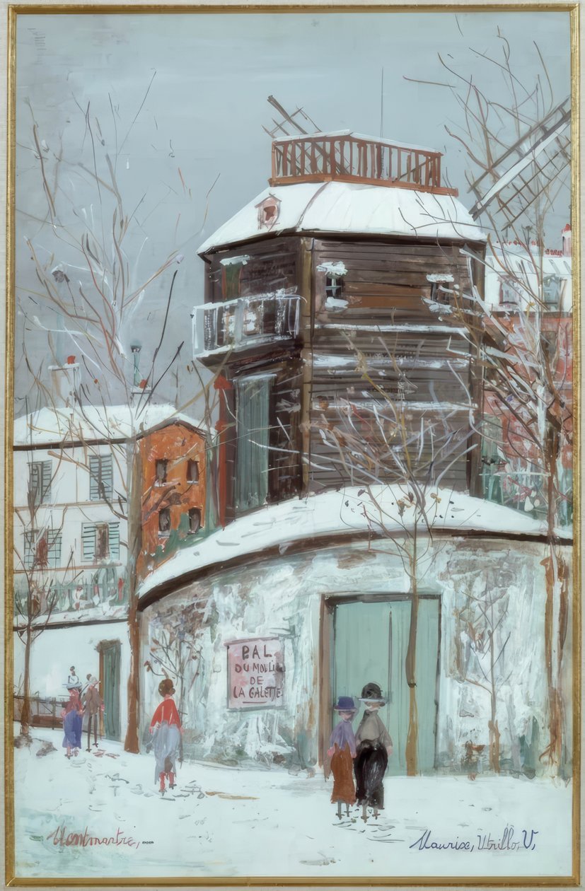 O Moinho da Galette de Maurice Utrillo