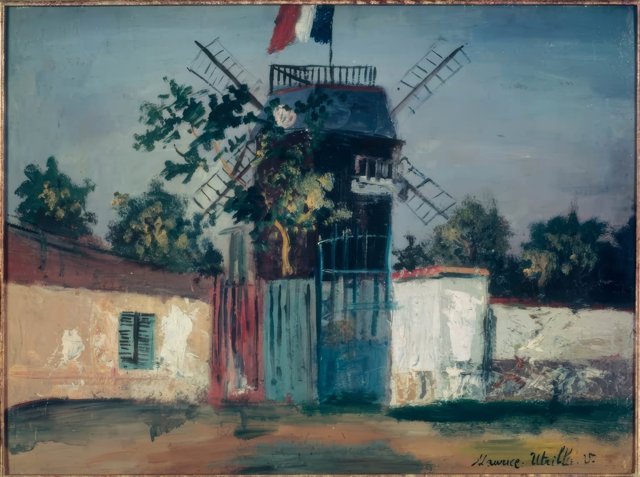 O Moinho da Galette de Maurice Utrillo