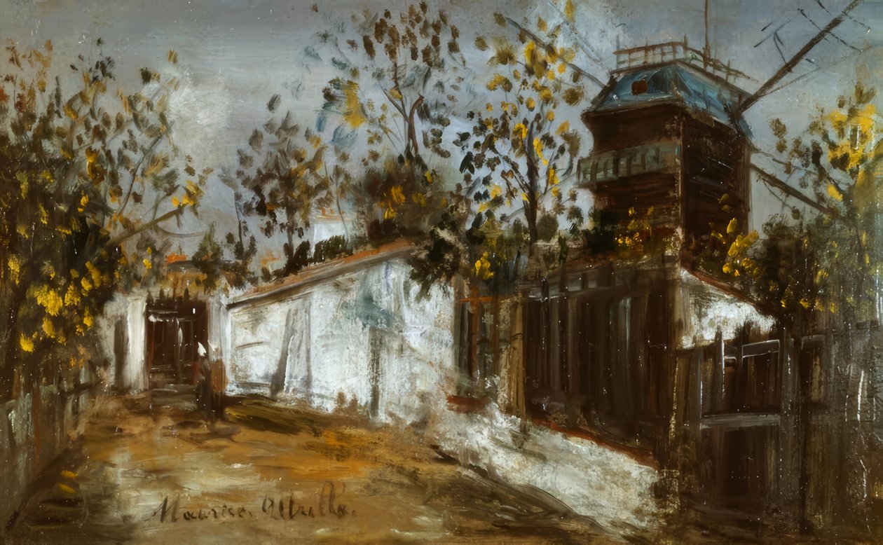 O Moinho da Galette de Maurice Utrillo