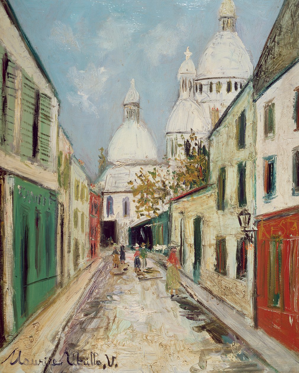 O Sagrado Coração (painel) de Maurice Utrillo